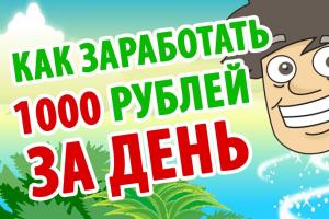 13 ways to earn money on the Internet from 1000 rubles per day without investment