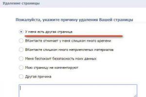 Tre måter å slette en VKontakte-side