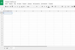 Google Sheets - online Excel-redigeringsprogram